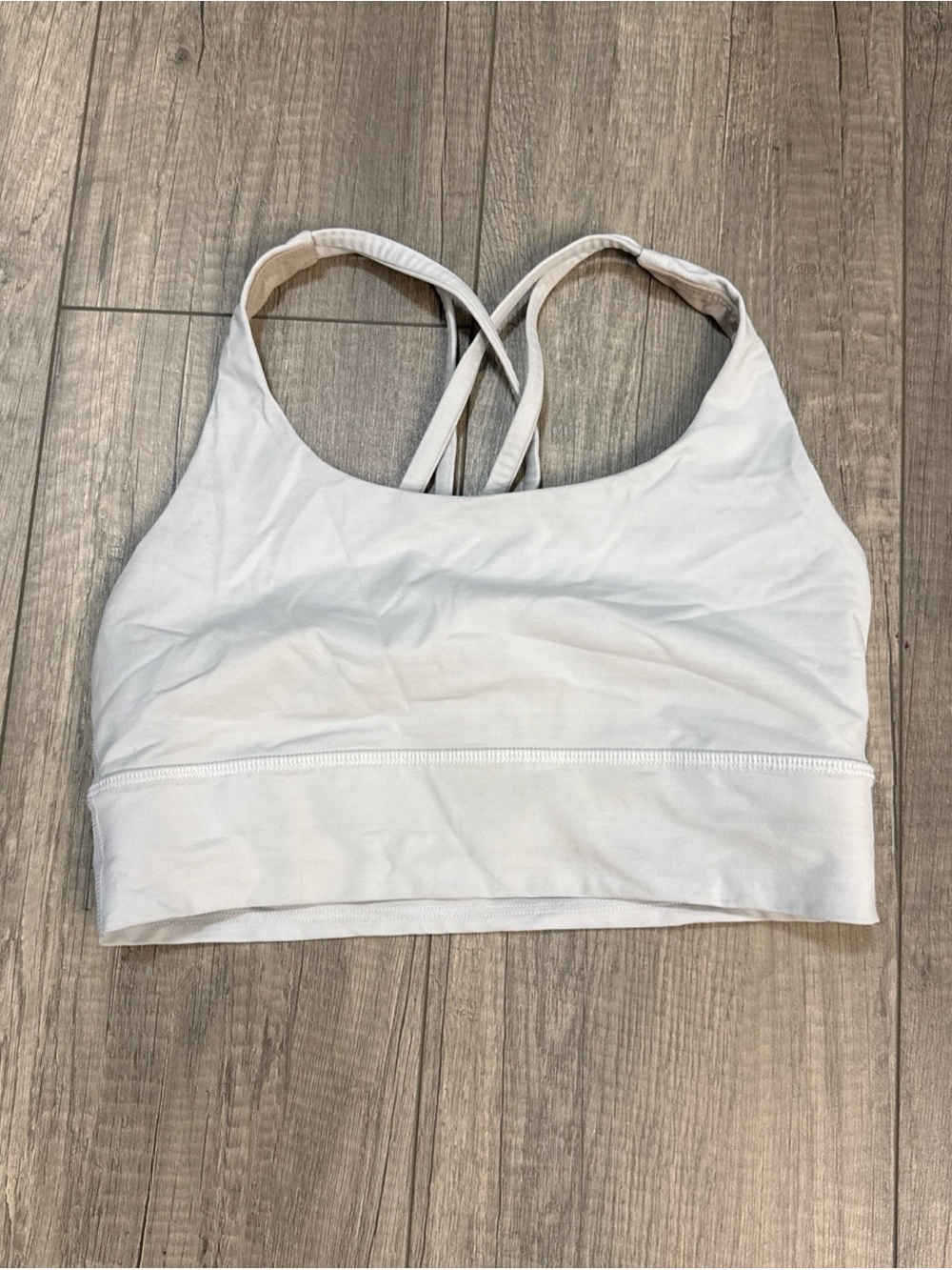 lululemon White Energy Sports Bra